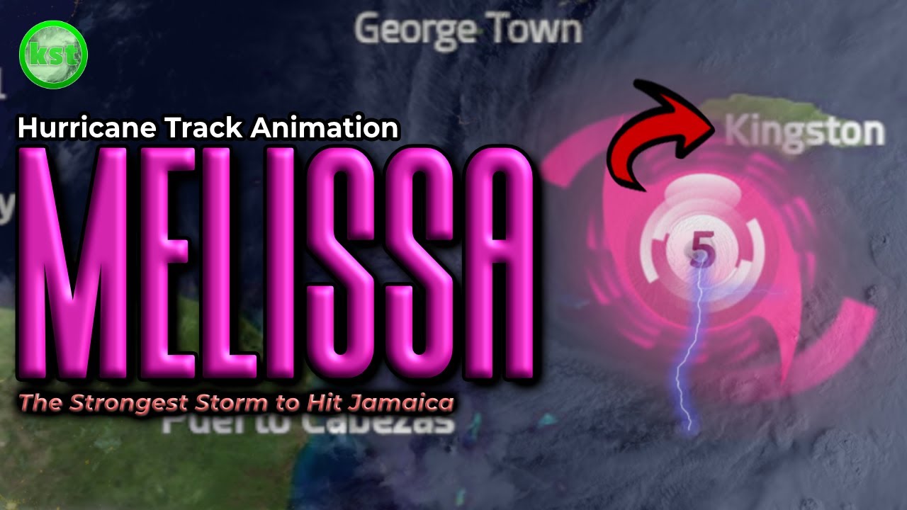 The Track of Hurricane Melissa (2025) | The Strongest Storm to Hit Jamaica