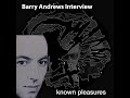 Capture de la vidéo Barry Andrews - Shriekback Interview