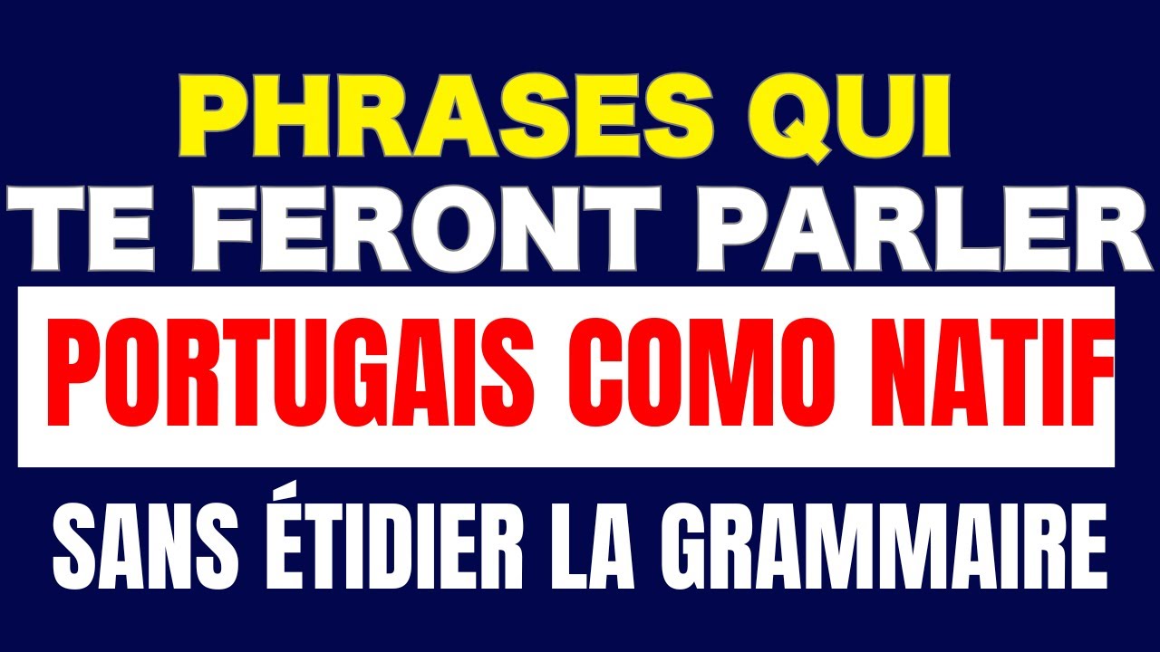 🔥 Portugais Brésilien Express #1 | Présente-toi comme un NATIF