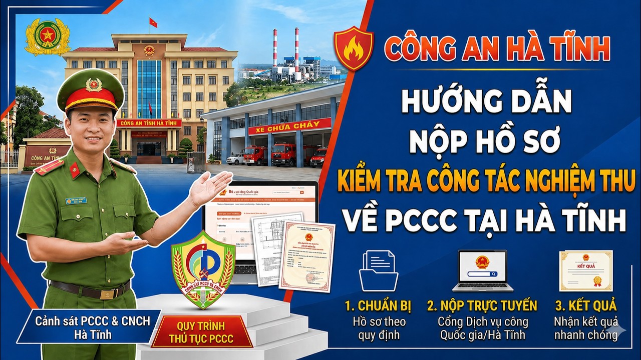 Pccc Check Hướng dẫn nộp hồ sơ kiểm tra nghiệm thu PCCC online nhanh chóng ngay ...