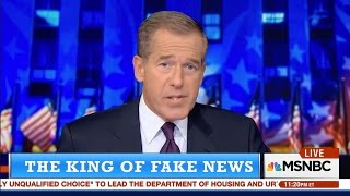 Brian Williams Warns About 'Fake News' 😂