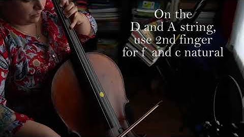 C Major 2 Octave Scale and Arpeggio for Cello