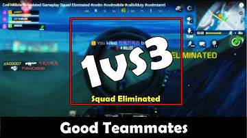 Cod Mobile Br-Isolated Gameplay 1vs3 Squad Eliminated #codm #codmobile #callofduty #codmtamil