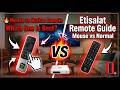Etisalat TV Box Remotes Explained | Mouse Remote vs Button Remote
