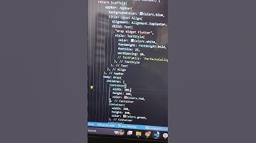 Wrap widget flutter #shortvideo #shorts #youtubeshorts #flutter