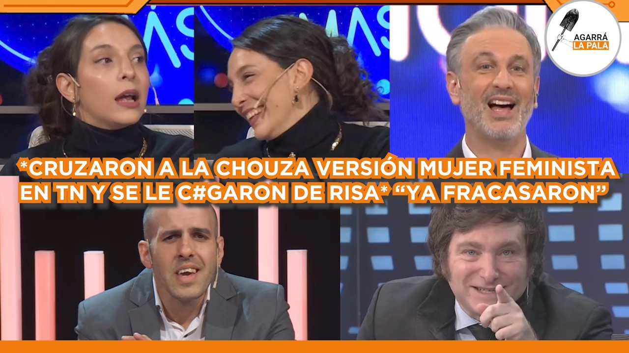 CRUZARON A CHOUZA MUJER FEMINISTA Y SE LE C*GARON DE RISA EN TN: "YA FRACASARON 16 AÑOS"