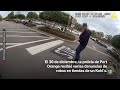 Policía derriba a sospechoso que huía en bicicleta con artículos robados