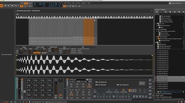 Bitwig Drum Machine with Sample Select via Macro Controls.