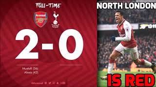 Arsenal 2-0 tottenham | north london is ...