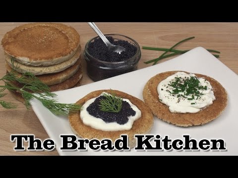Buckwheat Blinis Recipe in The Bread Kitchen