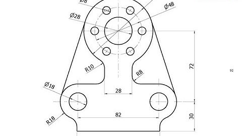 T-Flex CAD 15 2D - Exercise 92
