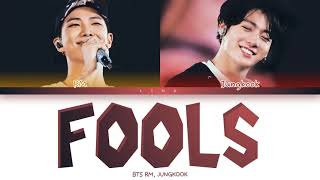 Bts Rm Jungkook - Fools Cover Color Coded Lyrics Eng