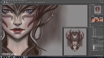 Digital Painting with the Symmetry Tool Photoshop