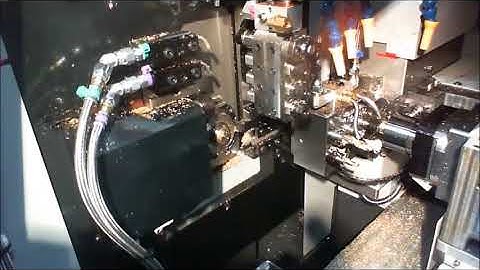 Nakamura Swiss type CNC Lathe