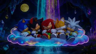 NO ADS Cozy Deep Sleep in the Crystal Cave 🔮 Sonic and Friends | Gentle Water Sounds