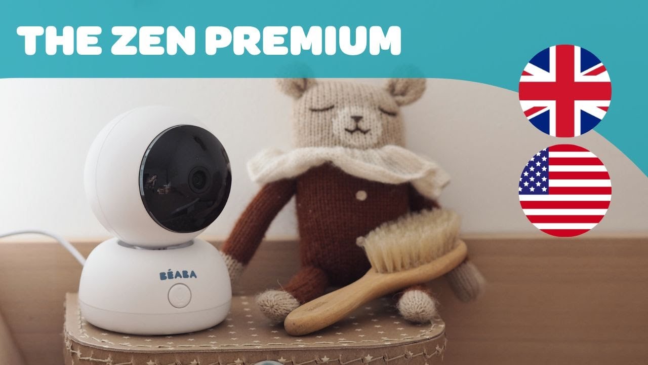 Béaba Video Baby Monitor ZEN Connect - Bianco - Sistema di Monitoraggio di  Ultima Generazione Disponibile su Telefono Cellulare unisex (bambini)