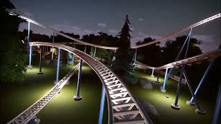 STUNT DOUBLE - A Premier Rides Sky Rocket III - Planet Coaster Console (stats at end of video)