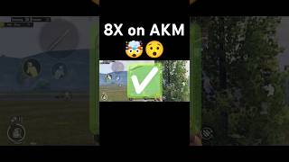 New Trick Bgmi 8X Scope On Akm In Pubg