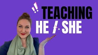 Teaching Pronouns of He and She in Speech Therapy by Walkie Talkie Speech Therapy Inc. 1,431 views 1 year ago 3 minutes, 5 seconds