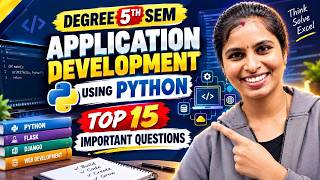 Details Computer Science Application Development using Python Important Questions | 5th Sem Computer Scie... Guide
