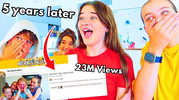 5 YEARS LATER REACTING TO "FIRST TIME HOME ALONE" w/the Norris Nuts
