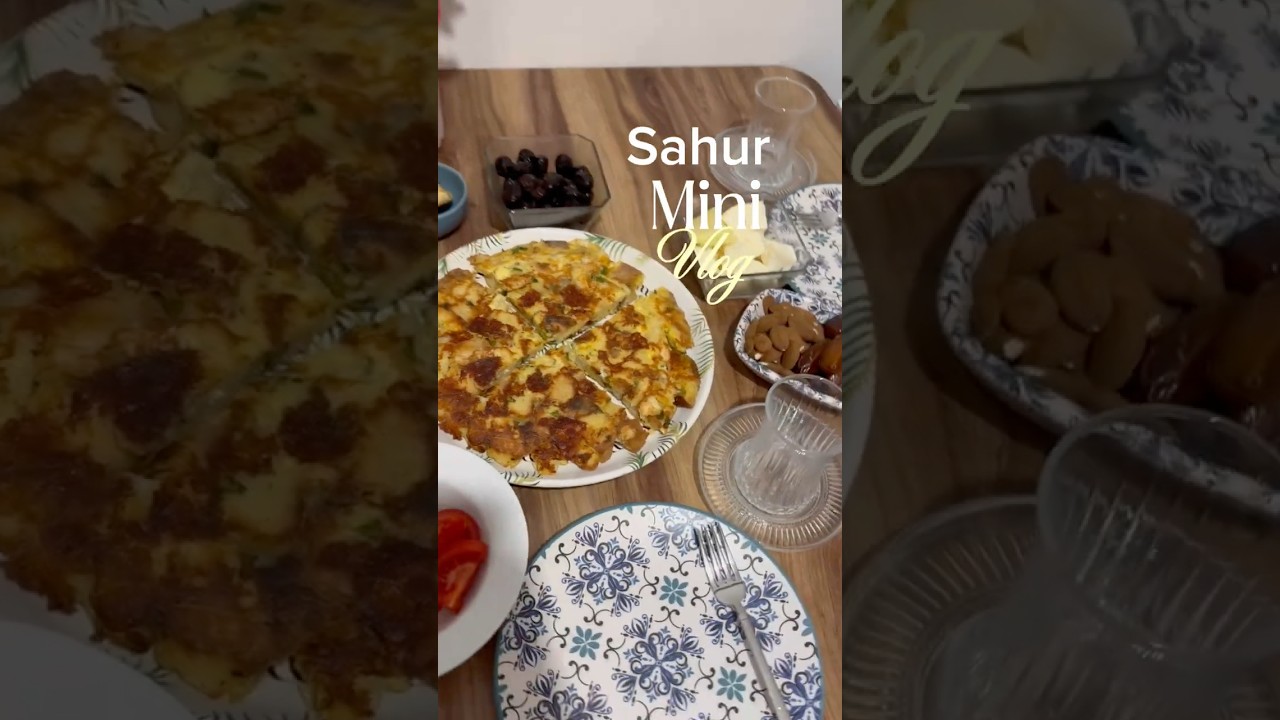 Sahur 17 🌸 Ramazan 2026 🤲🏻 Sahur için pratik bir tarif. Beğenmeyi ve takip etmeyi unutmayın ❤️