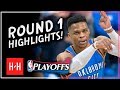Russell Westbrook Full ROUND 1 Highlights vs Utah Jazz | All GAMES - 2018 Playoffs
