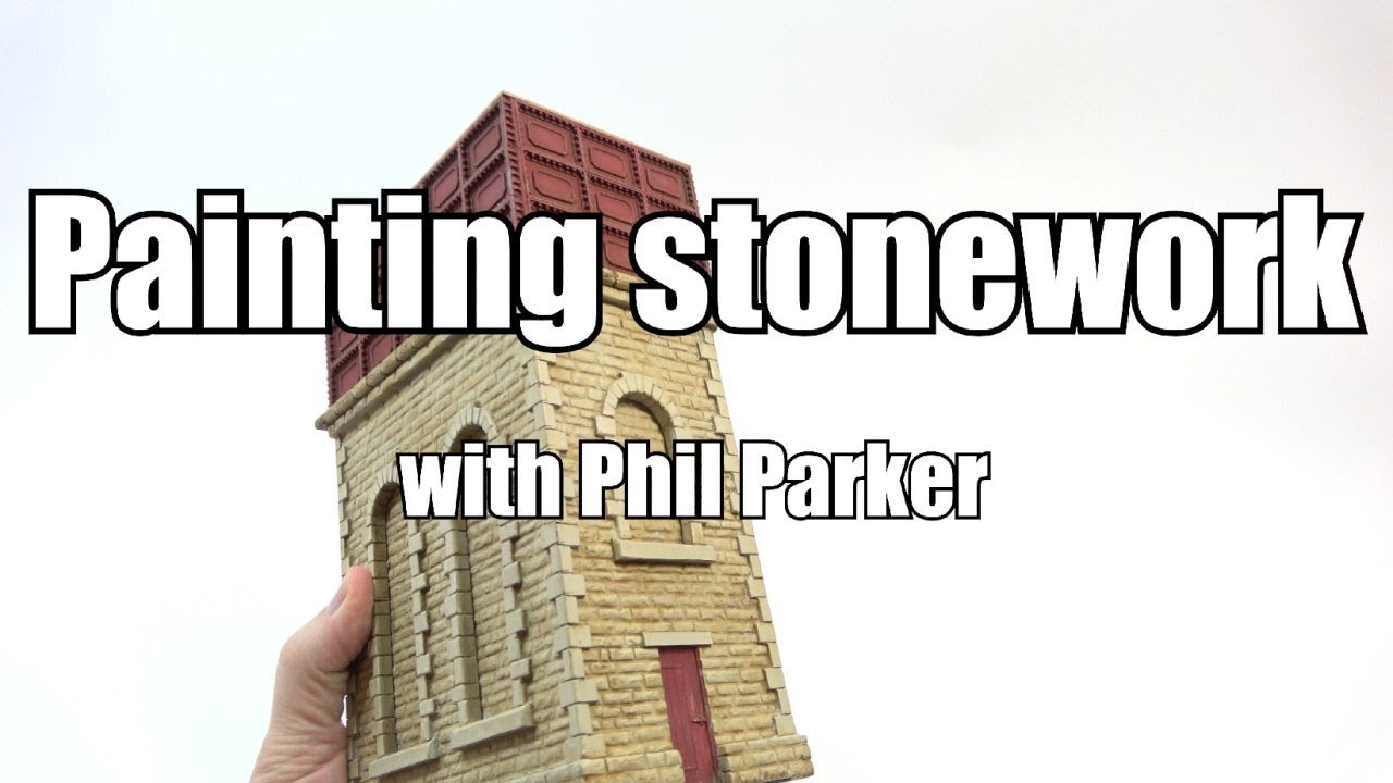 Painting stone with Phil Parker