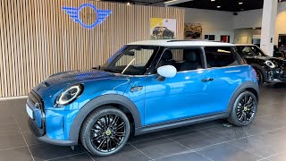 2024 MINI COOPER SE - Island Blue & Piano Black details - 4K Visual Review