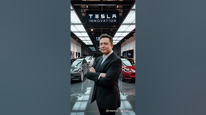 world richest person Elon mask in his tesla showroom #trending #automobile #trendingshorts #ai