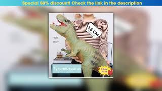 New Arrival Super Big Soft Dinosaur Toys Tyrannosaurus Rex Model Brachiosaurus Jurass Puppets Shark screenshot 5