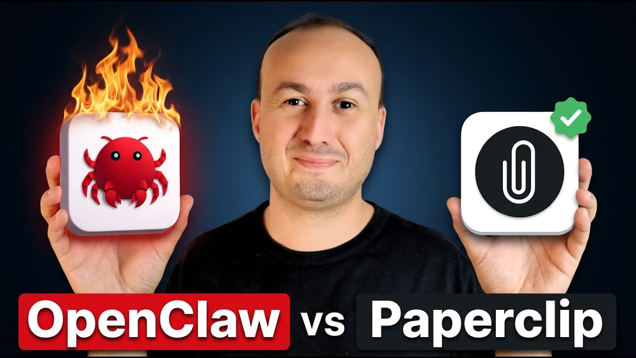 Finally Understand AI Agents: OpenClaw vs Paperclip Explained Simply