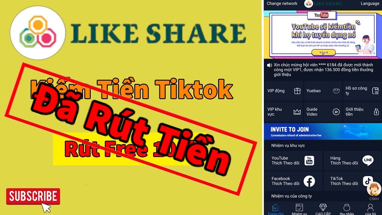 Đã Rút App Like Share 100k Miễn Phí #short | Tổng quát những nội dung về app like share chi tiết nhất
