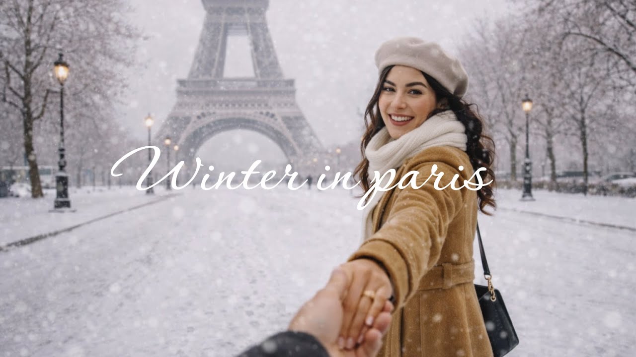 [playlist] 🗼 눈 내리는 파리~ 부드러운 겨울 재즈~ |  🔥따뜻하게 시작하세요. Winter in Paris~