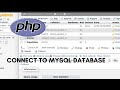 PHP Connect To Database Mysql In easy steps | Tutorial | HINDI/URDU