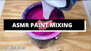 ASMR PAINT MIXING | MYSTERY COLOR