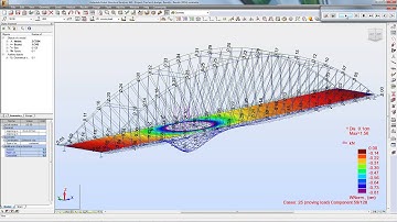 Tied Arch Bridge in Robot Structural Analysis Professional - Part 03