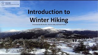 2021 Winter HIking Workshop YouTube   SD 480p