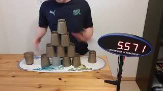 Sport Stacking Cycle 6.307 Stackmatch 10/4/22 | Getting a 6 Everyday | Day 💯 |
