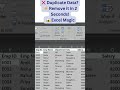  Excel Trick: Remove Duplicate Records in 2 Seconds #excel #exceltips #office  #shorts #shortsfeed