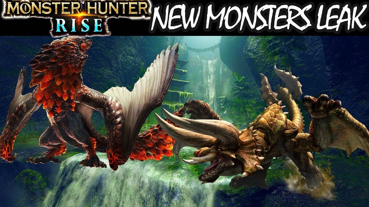 Monster Hunter Rise New Monsters Leak Gameplay Again Nintendo Switch モンスターハンターライズ 新しいモンスターとエリアリーク Youtube