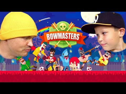 видео: HEADSHOT Скелет против Тора и Хипстера в Bowmasters