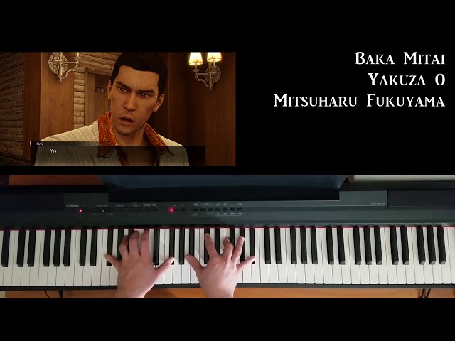 Baka mitai – Yakuza OST Sheet music for Piano (Solo)