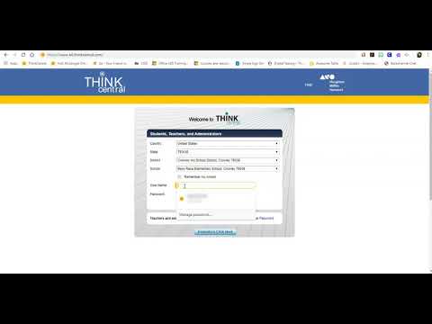 Think Central Go Math Login Instructions