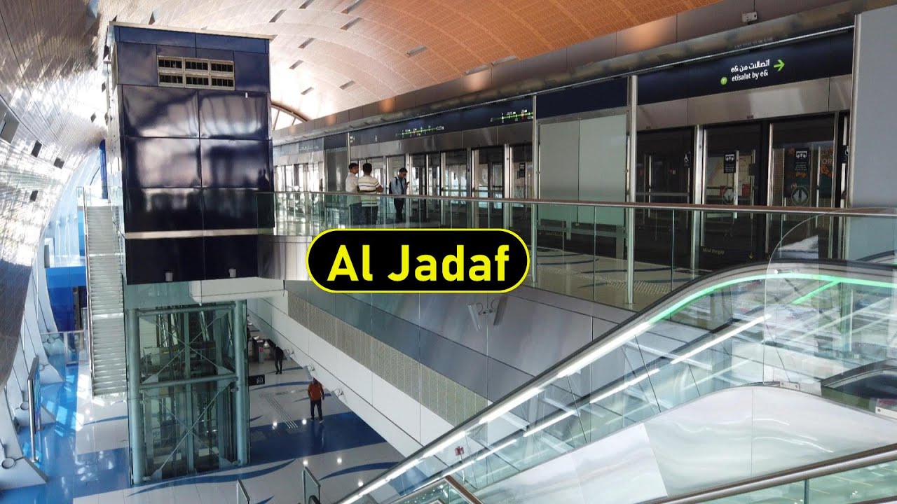 Metro Station Al Jadaf - Dubai 🇦🇪 - Walkthrough 🚶