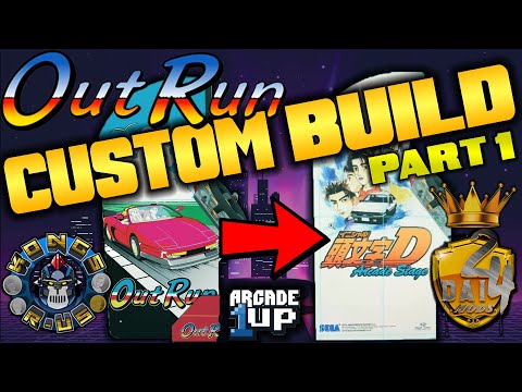Custom OutRun/Initial D Arcade1Up - LIVE Modding Session w/ 2Dai4 & Kongs-R-Us from Kongs-R-Us