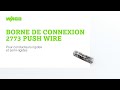 Nouveaut wago  borne 27732401 inline push wire