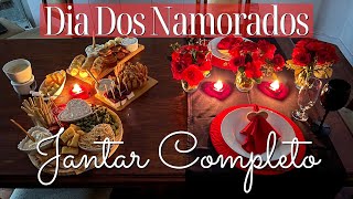 COMPLETE ROMANTIC VALENTINE'S DAY DINNER | APPETIZER NIGHT - EASY AND FAST