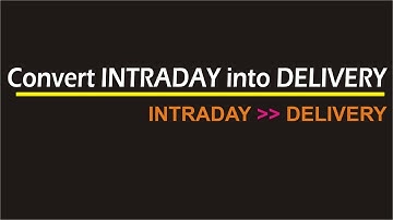 How to convert intraday into delivery in Upstox Hindi