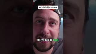 AUTISM VERBAL WORKING MEMORY🧠😀